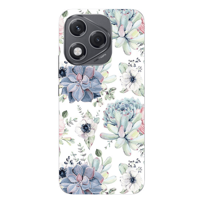 Honor 400 Lite Flower 56 Transparent Silicone TPU Θήκη